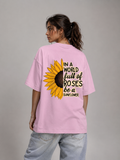 Unisex Terry Oversized Tee | Sunflower