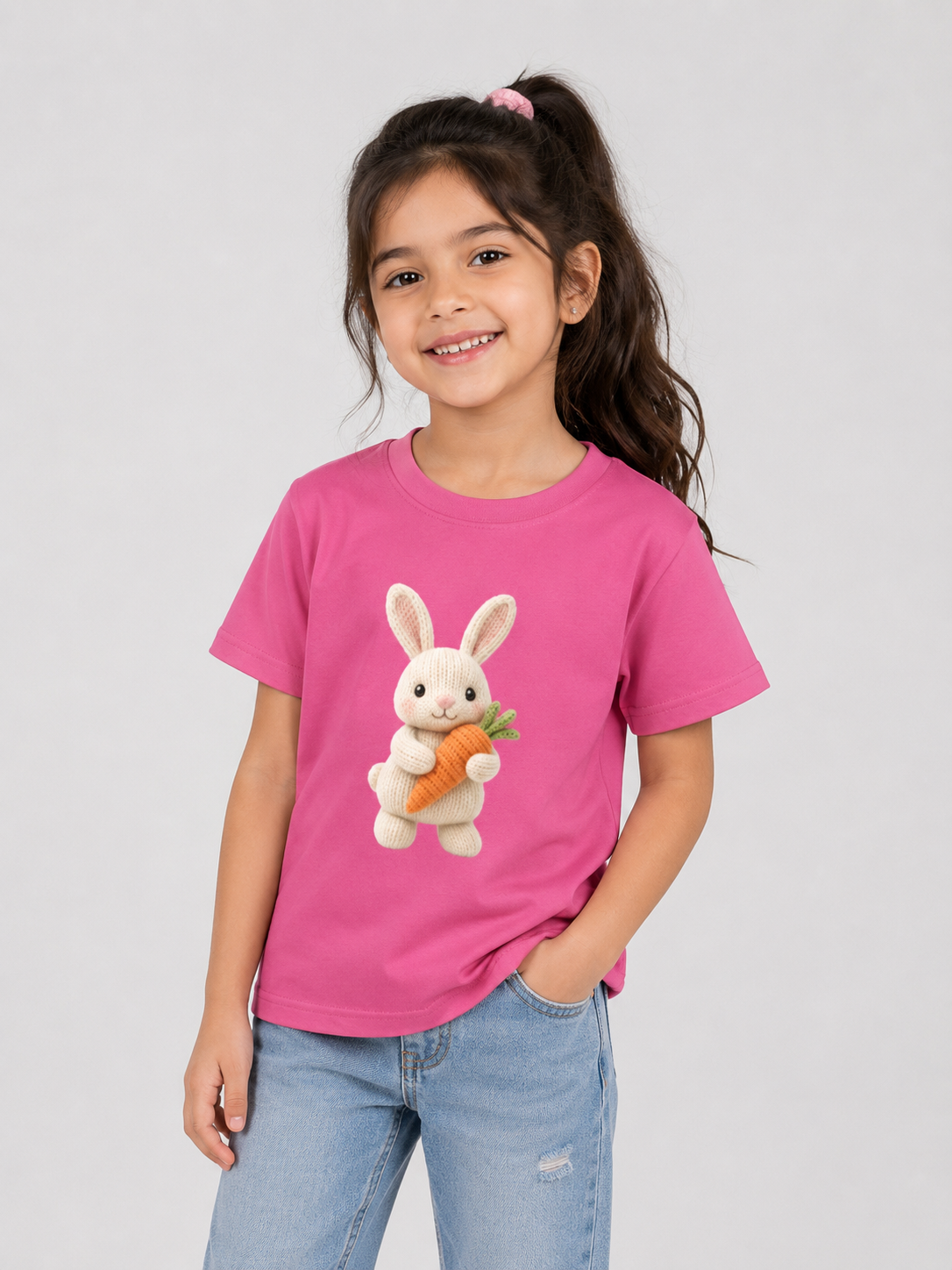 Girl's Crew Neck T-Shirt