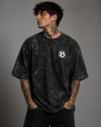 Unisex Acid Washed Oversized Tee | Football
