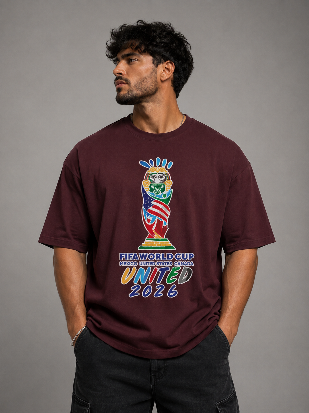 Unisex Terry Oversized Tee | FIFA UNITED