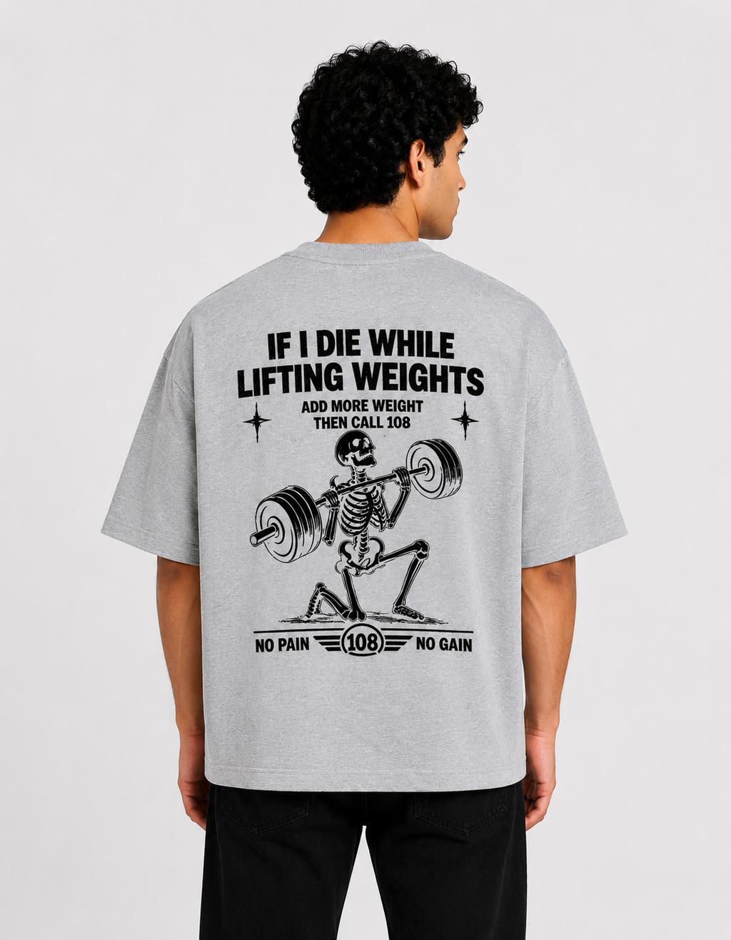 Unisex Oversized Classic T-Shirt | Back Print