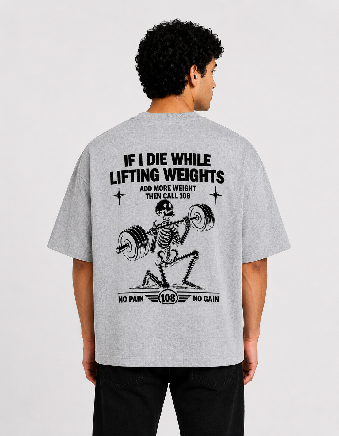 Unisex Oversized Classic T-Shirt | Back Print